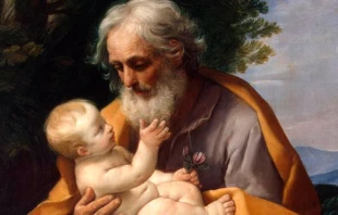 San Josu00e9 y el Niu00f1o Jesu00fas. Cru00e9dito: Wikipedia / dominio pu00fablico 