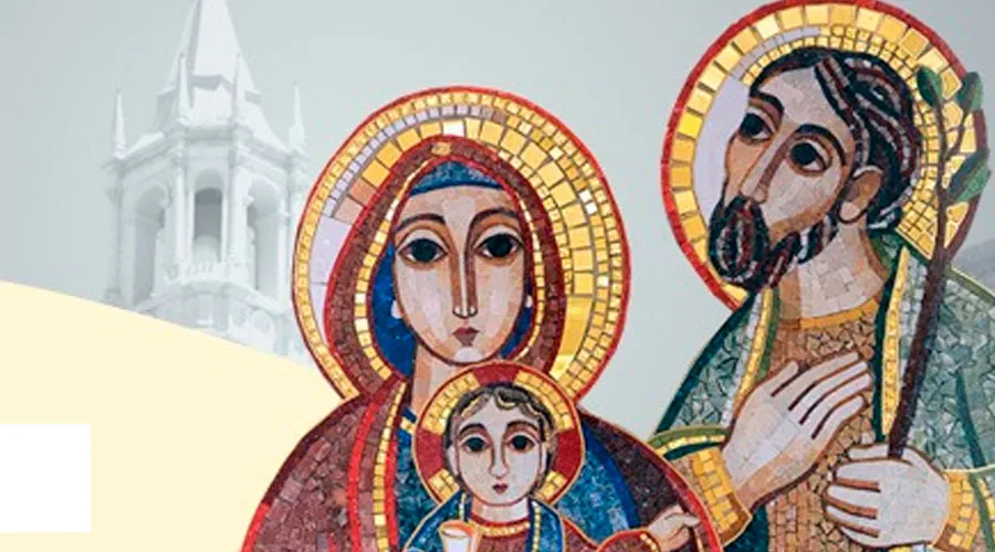 San José, la Virgen María y el Niño Jesús. Crédito: Arzobispado de Arequipa