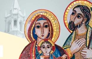 San Josu00e9, la Virgen Maru00eda y el Niu00f1o Jesu00fas. Cru00e9dito: Arzobispado de Arequipa 