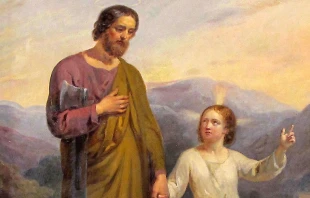 San Josu00e9 y Jesu00fas / Cru00e9dito: Dominio Pu00fablico 