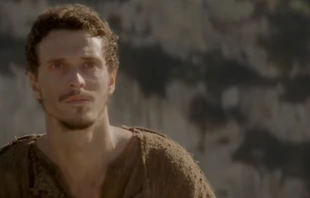 Christo Jivkov. Cru00e9dito: Captura de pantalla del trailer de La Pasiu00f3n de Cristo 