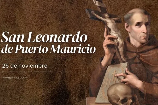 Cada 26 de noviembre se celebra a San Leonardo, predicador