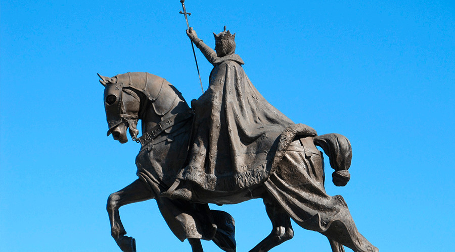 Estatua del rey Luis IX de Francia, homónimo de la ciudad de San Luis IX, Misuri / Crédito: Dominio Público?w=200&h=150