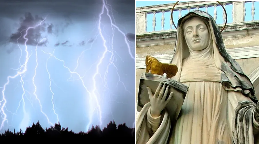 ¿Por qué Santa Escolástica creó una gran tormenta contra San Benito antes de morir?