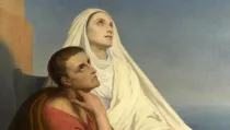 Pintura de los Santos Agustín y Mónica de Ary Scheffer. Crédito: Dominio Público