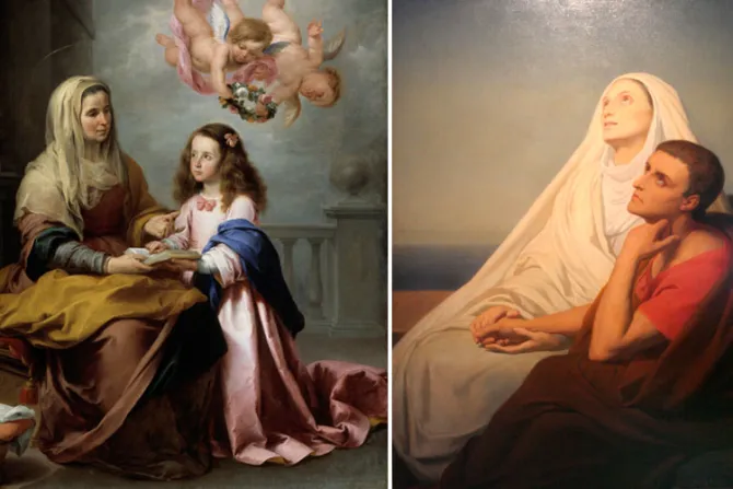 8 mamás santas que formaron hijos santos