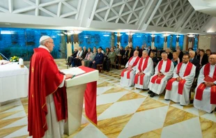 El Papa en la Misa. Foto: L'Osservatore Romano 