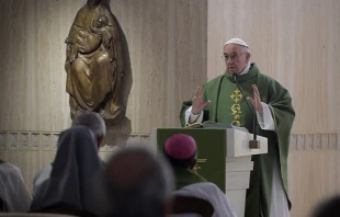 El Papa celebra la Misa. Foto: L'Osservatore Romano 