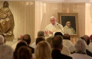 El Papa en la Misa. Foto: L'Osservatore Romano 