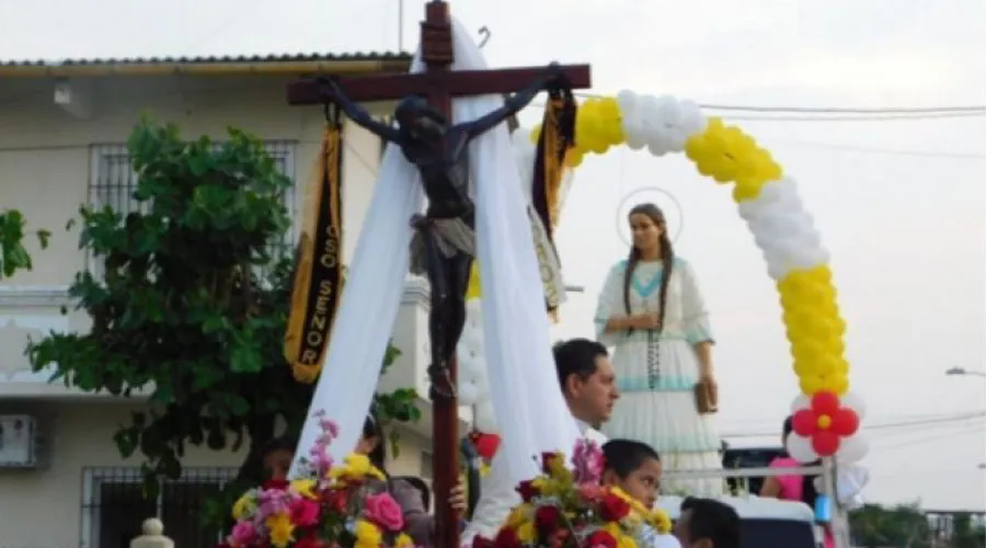 Captura de procesión pasada a Santa Narcisa de Jesús. Crédito: Arquidiócesis de Guayaquil.?w=200&h=150