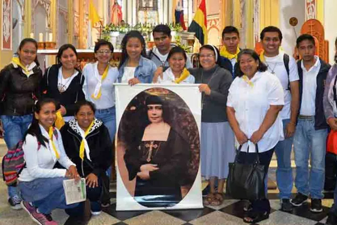 Peregrinos de varios países celebrarán a la primera santa de Bolivia