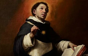 Santo Tomu00e1s de Aquino. Cru00e9ditos: Dominio Pu00fablico 