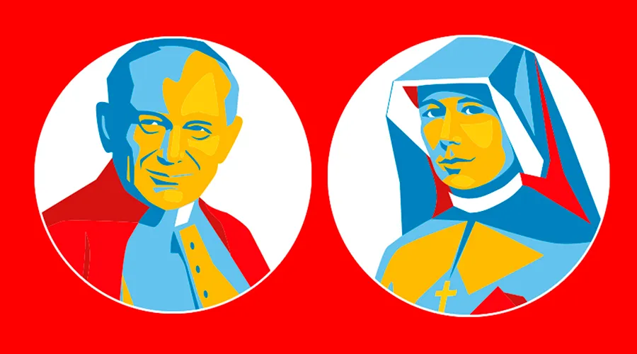 San Juan Pablo II y Santa Faustina Kowalska / Sitio oficial de la JMJ