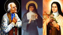 Santo Cura de Ars, Santa Margarita María de Alacoque y Santa Teresa de Lisieux