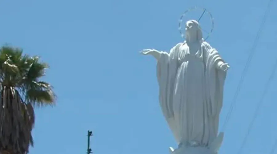 Inmaculada Concepción en Santiago de Chile. Crédito: Santuario Inmaculada Concepción Cerro San Cristóbal.