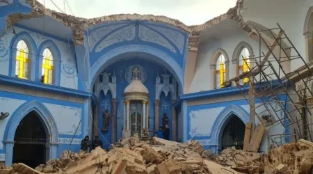 Sacerdote asegura que “la fe está de pie” a pesar de derrumbe de iglesia en México
