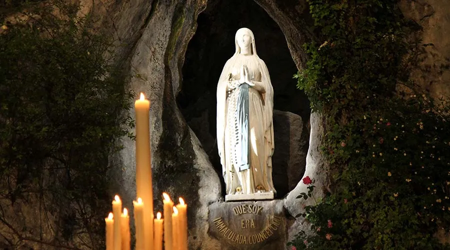 Virgen de Lourdes. Foto: Elise Harris / ACI Prensa.?w=200&h=150