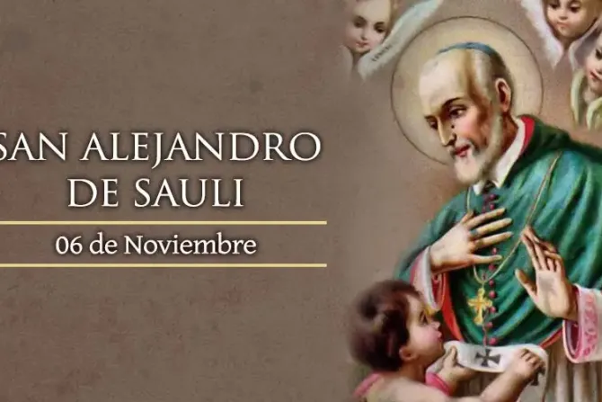 Cada 6 de noviembre se celebra a San Alejandro de Sauli, obispo