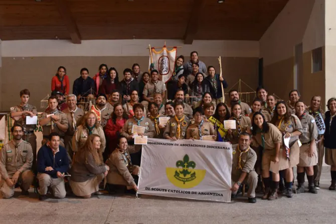 Scouts católicos de Argentina se suman a manifestaciones por la vida de este sábado