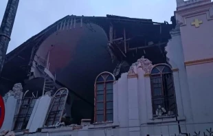 Iglesia de Turquu00eda destruida por terremoto. Cru00e9dito: Abouna Rifat Bader 