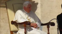 Imagen referencial de Benedicto XVI. Crédito: Vatican Media