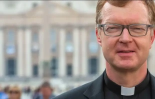 El P. Hans Zollner. Cru00e9dito: Daniel Ibu00e1u00f1ez/ACI Prensa 