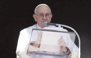 Papa Francisco en el rezu00f3 del u00c1ngelus del 12 de marzo de 2023. Cru00e9dito: Vatican Media   