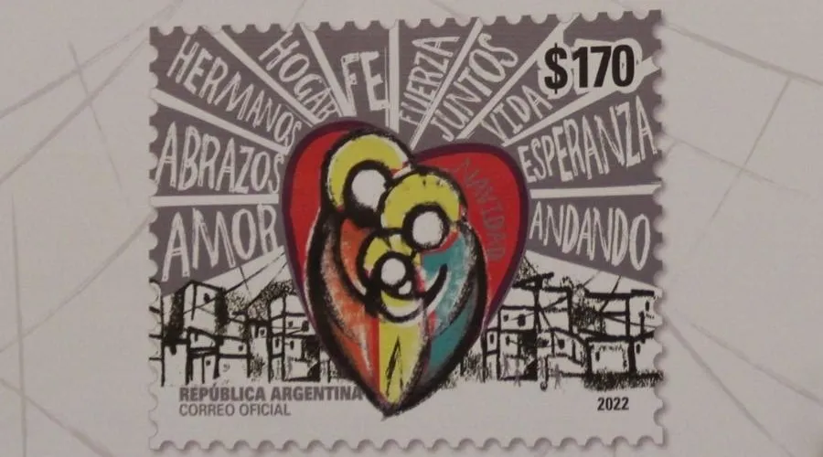 La emisión postal está inspirada en el trabajo de los Hogares de Cristo. Crédito: Conferencia Episcopal Argentina?w=200&h=150