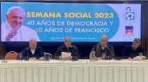 Panel de obispos en la Semana Social 2023. Crédito: Conferencia Episcopal Argentina