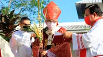 Bendición de Domingo de Ramos 2021 del Arzobispo de Panamá, Mons. José Domingo Ulloa | Crédito: Arquidiócesis de Panamá