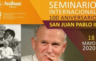 Afiche oficial del seminario internacional. 