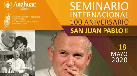 Organizan seminario online gratuito por centenario de nacimiento de San Juan Pablo II