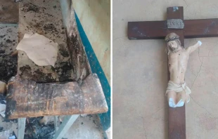 Restos del ataque de los yihadistas al seminario menor. Cru00e9dito: ACN 