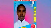 Seminarista nigeriano asesinado, Michael Nnadi / Crédito: Diócesis de Sokoto