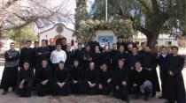 Seminaristas en el Seminario Santa María Madre de Dios en San Rafael, Argentina.