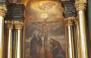 Imagen original del Seu00f1or de los Milagros en Santuario de las Nazarenas. Foto: David Ramos / ACI Prensa. 