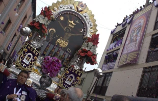 Procesiu00f3n del Seu00f1or de los Milagros. Cru00e9dito: Eduardo Berdejo / ACI Prensa 