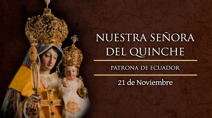 Cada 21 de noviembre se celebra a Nuestra Señora de la Presentación del Quinche