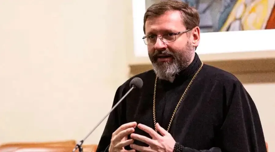 Arzobispo Sviatoslav Shevchuk. Crédito: Daniel Ibáñez / ACI Prensa