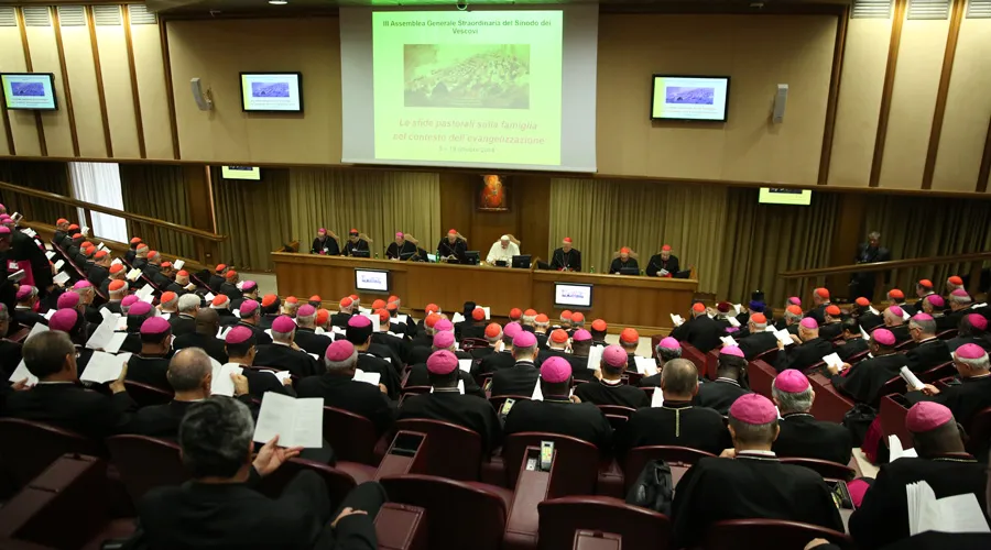 Obispos reunidos en el Sínodo de la Familia de 2014 / Foto: Daniel Ibáñez (ACI Prensa)?w=200&h=150