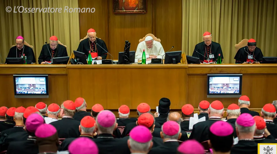 Reunión del Sínodo de los Obispos con el Papa Francisco (Foto L'Osservatore Romano)?w=200&h=150