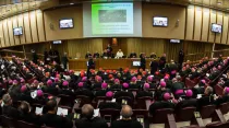 Sesión inaugural del Sínodo de los Obispos, el 6 de octubre de 2014. Foto: Mazur/catholicnews.org.uk (CC BY-NC-SA 2.0)
