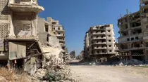 Ciudad de Homs, Siria. Crédito: Ayuda a la Iglesia Necesitada Italia