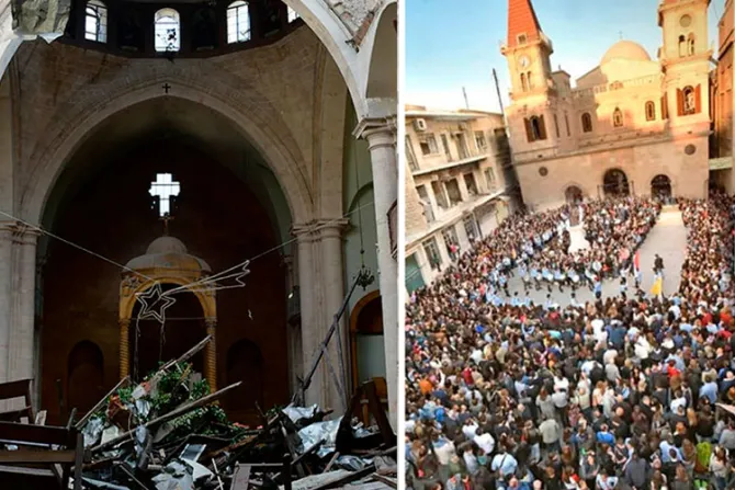 Cristianos sirios celebran Semana Santa en catedral reconstruida tras ataque yihadista