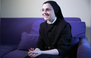 Sor Cristina. Foto: Daniel Ibau00f1ez / ACI Prensa 