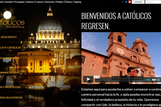 Lanzan renovado sitio web para que los católicos del mundo “regresen a casa”