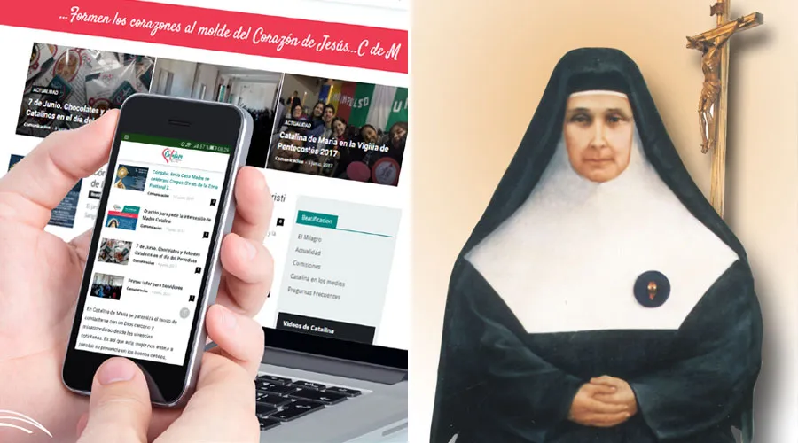 Sitio web de la Madre Catalina / Foto: Comunicación y Prensa Beatificación Madre Catalina?w=200&h=150