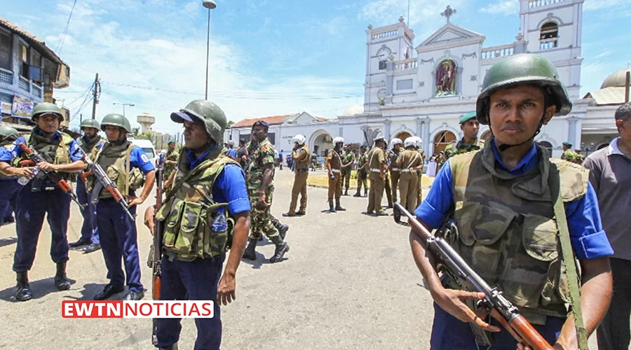 Atentado en Sri Lanka / Foto: Captura de vÃ­deo (EWTN Noticias)