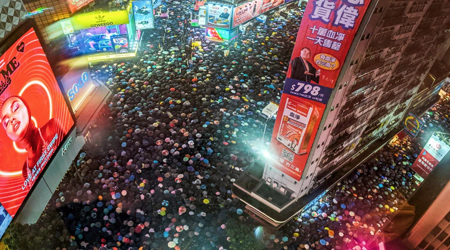 Protestas de Hong Kong en agosto. Cru00e9dito: Studio Incendo / Wikipedia (CC BY 2.0)?w=200&h=150