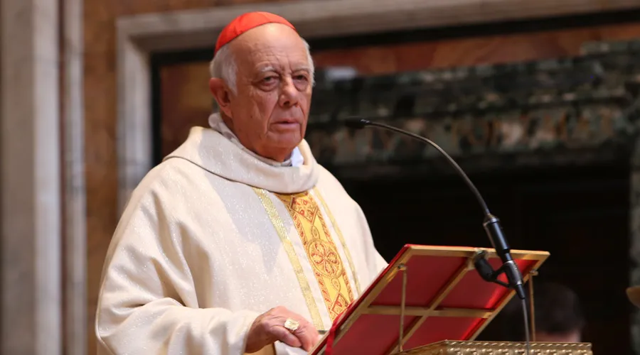 Cardenal Alberto Suárez Inda lamenta asesinato de sacerdote. Foto Daniel Ibáñez / ACI Prensa